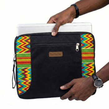African print laptop sleeve