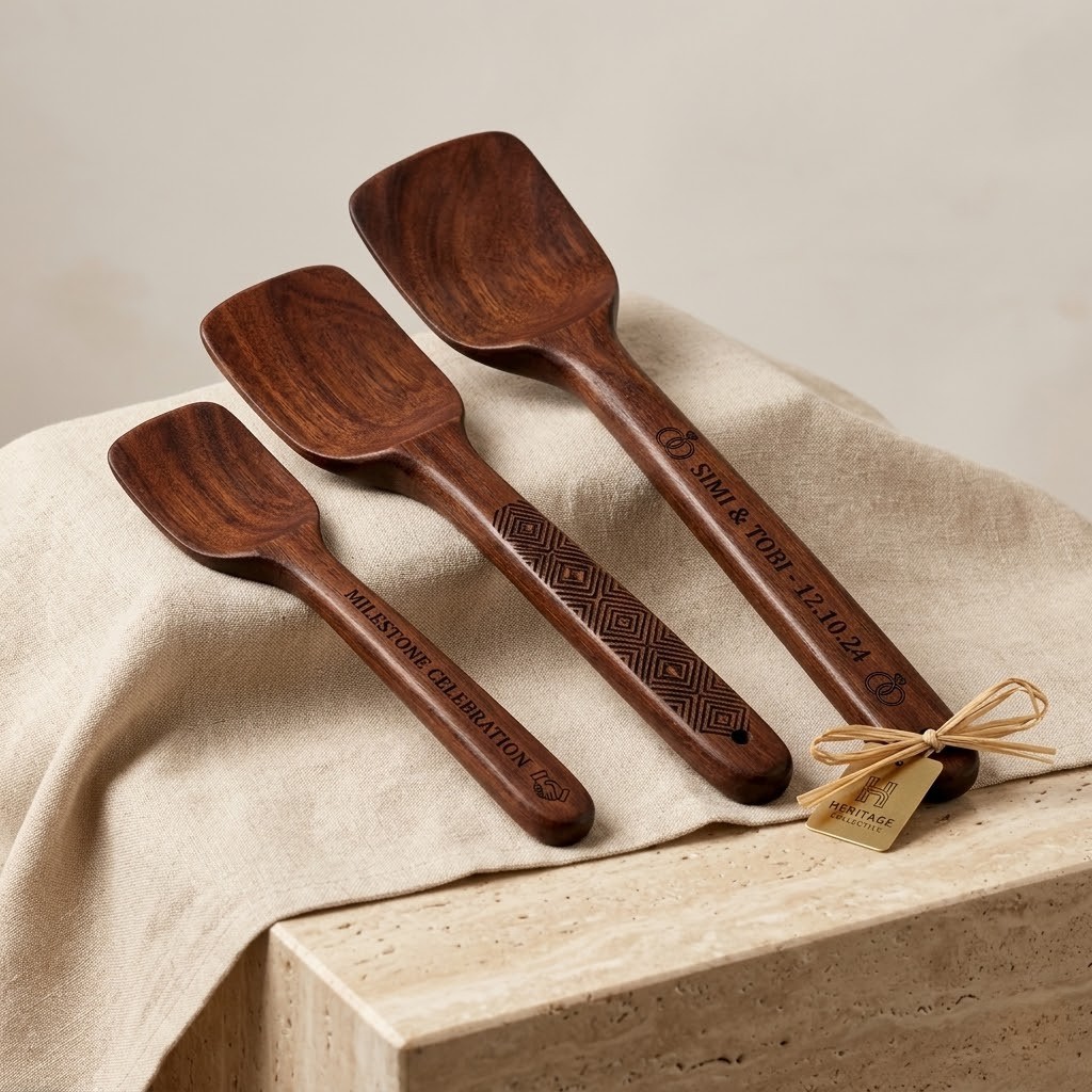 Cheap souvenir ideas in Nigeria -Customized Wooden Spatulas (Omorogun)