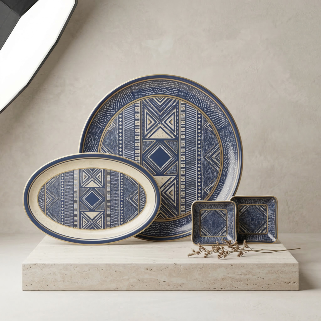 Cheap souvenir ideas in Nigeria- Melamine Serving Plates
