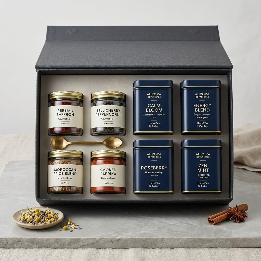 Gourmet Spice and Herbal Tea Collections