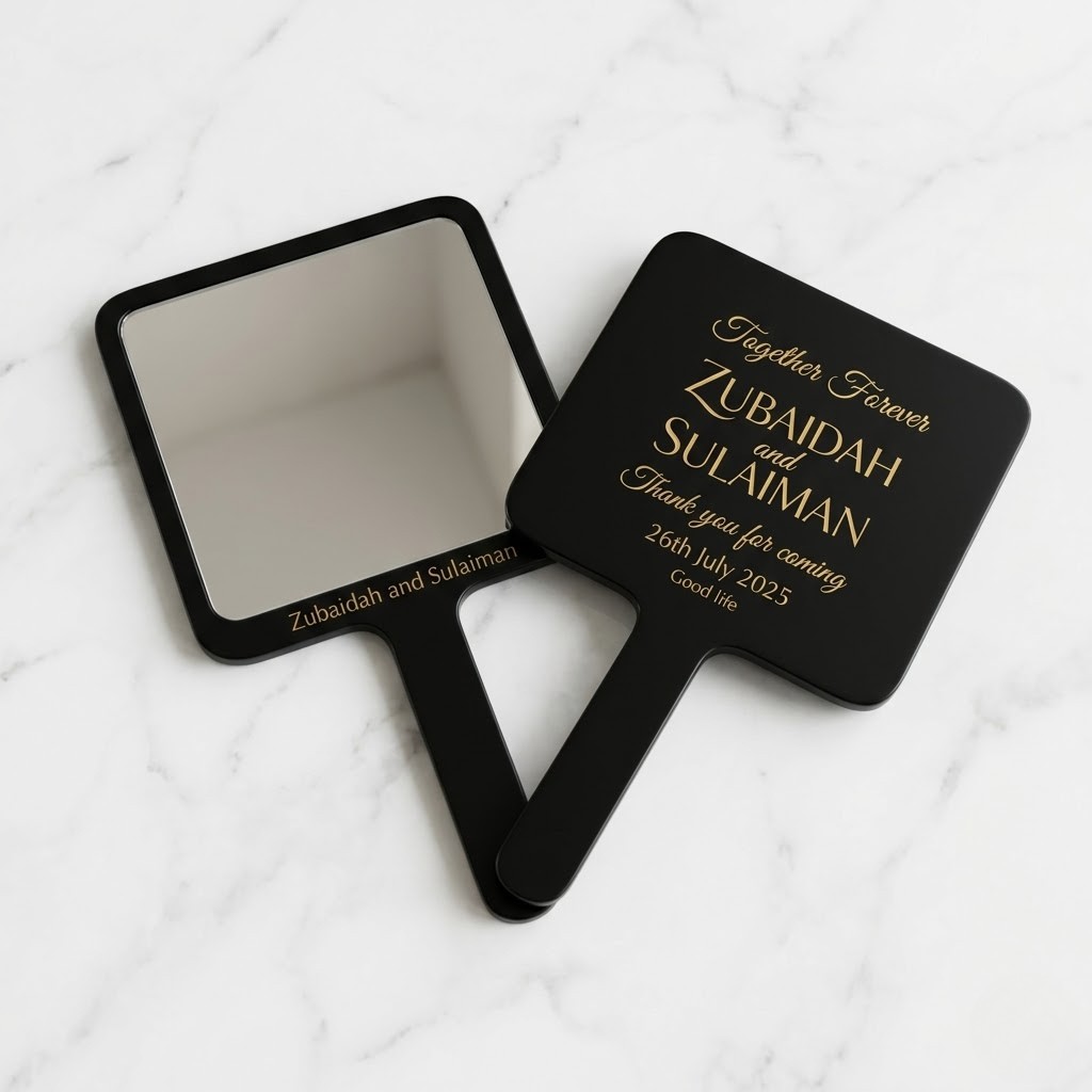 Cheap wedding gift ideas in Nigeria-Small Hand Mirrors