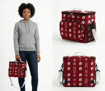 African Print Lunch Box Insulated Lunch Box