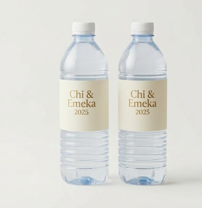 Cheap nigerian wedding souvenirs-Custom Branded Bottled Water