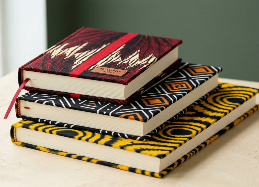Birthday gift less than 5000 naira in Nigeria - African Print (Ankara) Hardcover Notepads