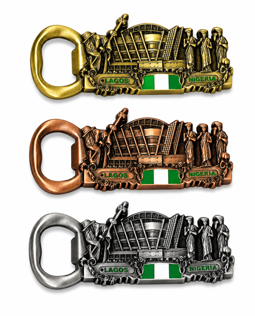 Fridge magnets in Nigeria: Nigerian landmark and cultural designs from African Heritage Gifts