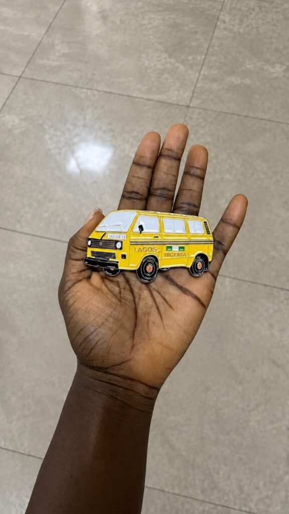 Nigerian fridge magnets wholesale: Danfo Fridge Magnet