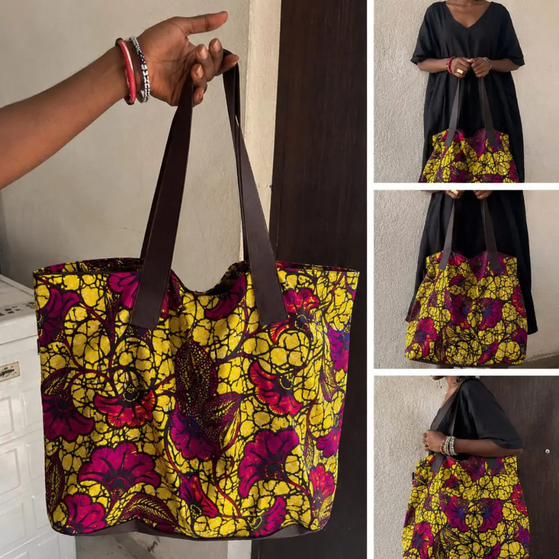 Bridal shower gift ideas in Nigeria including Ankara Tote Bag