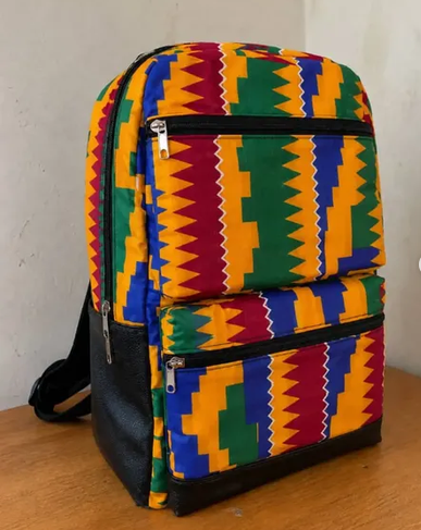 Ankara Print School Bag