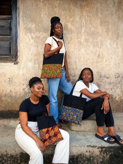 Ankara Tote bags for a youth convention in Nigeria