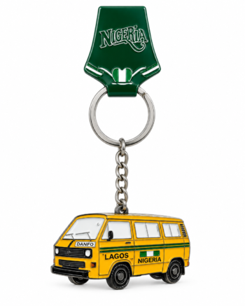Lagos Danfo bus Nigeria souvenir metal keychain